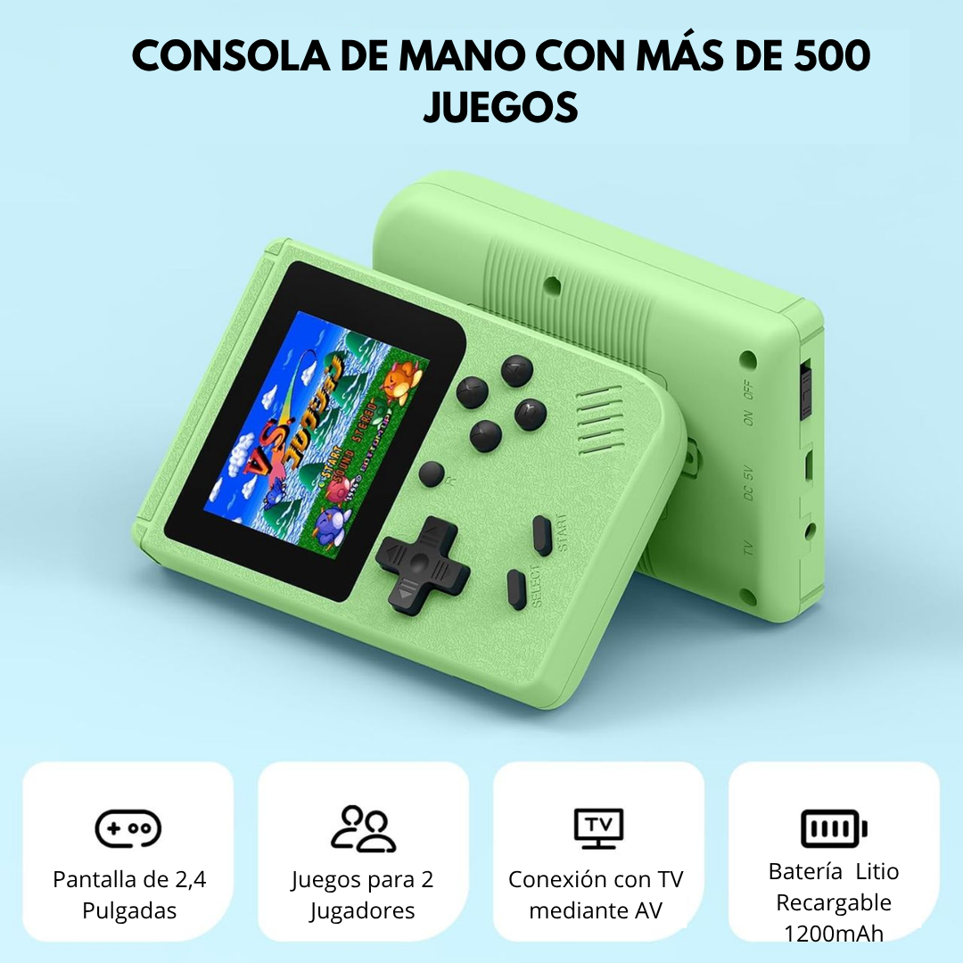 Consola Retro 500 Juegos
