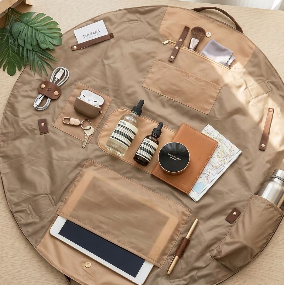 Bolso Plegable de Apertura Total
